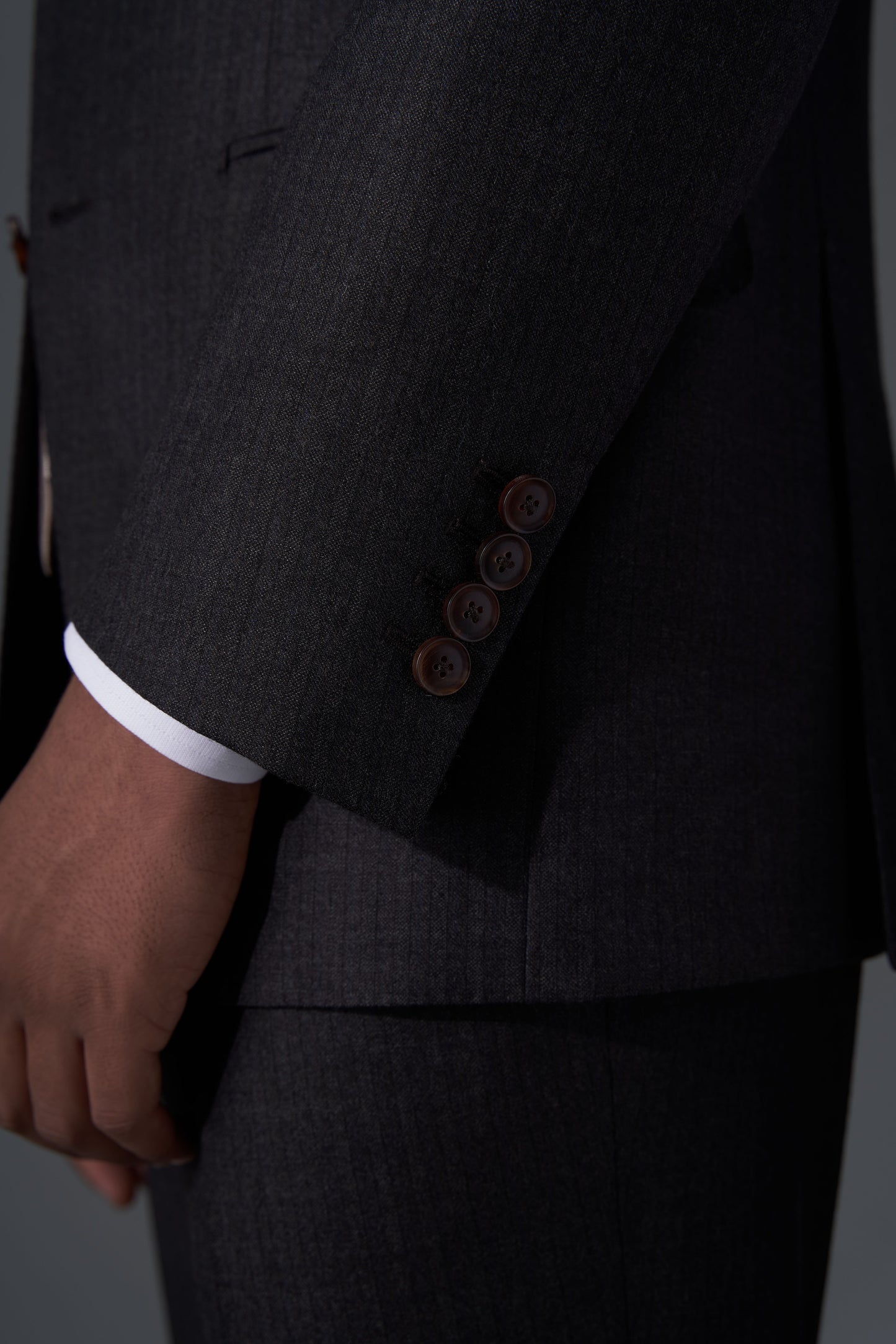 Zegna Charcoal Grey Classic Bespoke Suit | Niviosuits