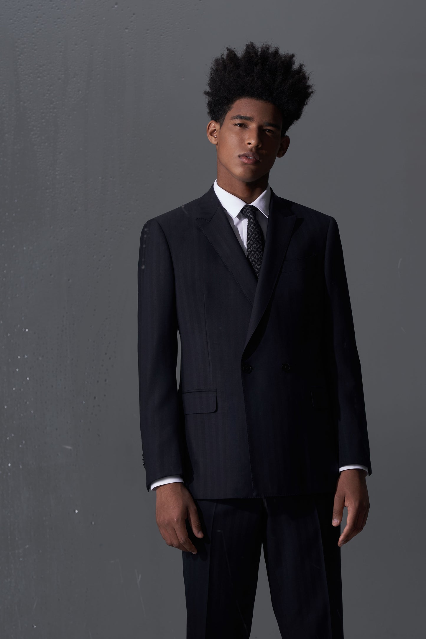Ermenegildo Zegna Navy Classic Double-Breasted Suit