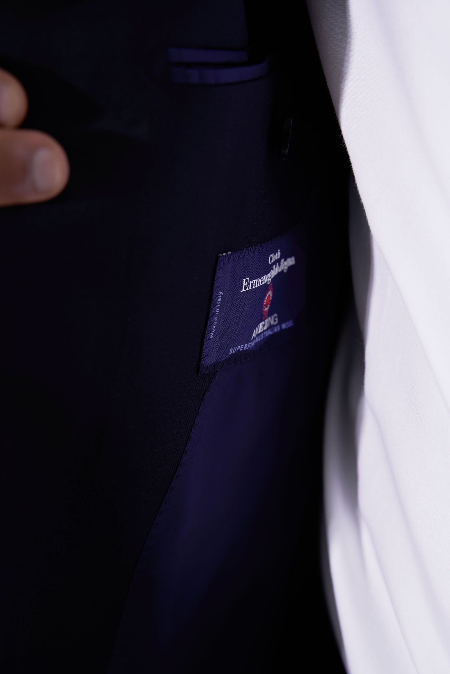 Ermenegildo Zegna Navy Classic Double-Breasted Suit