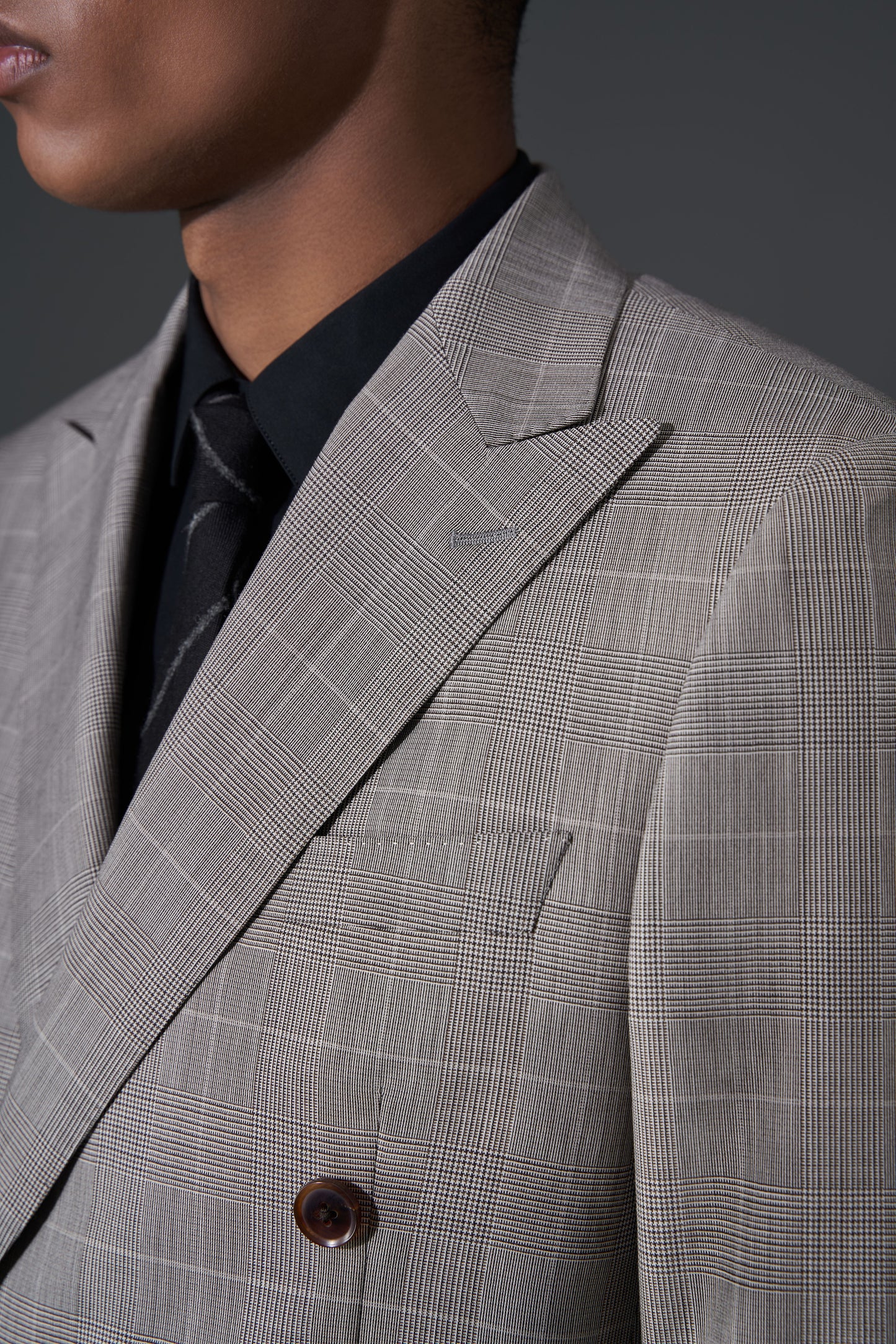 Zegna Gray Plaid Double-Breasted Custom Suit