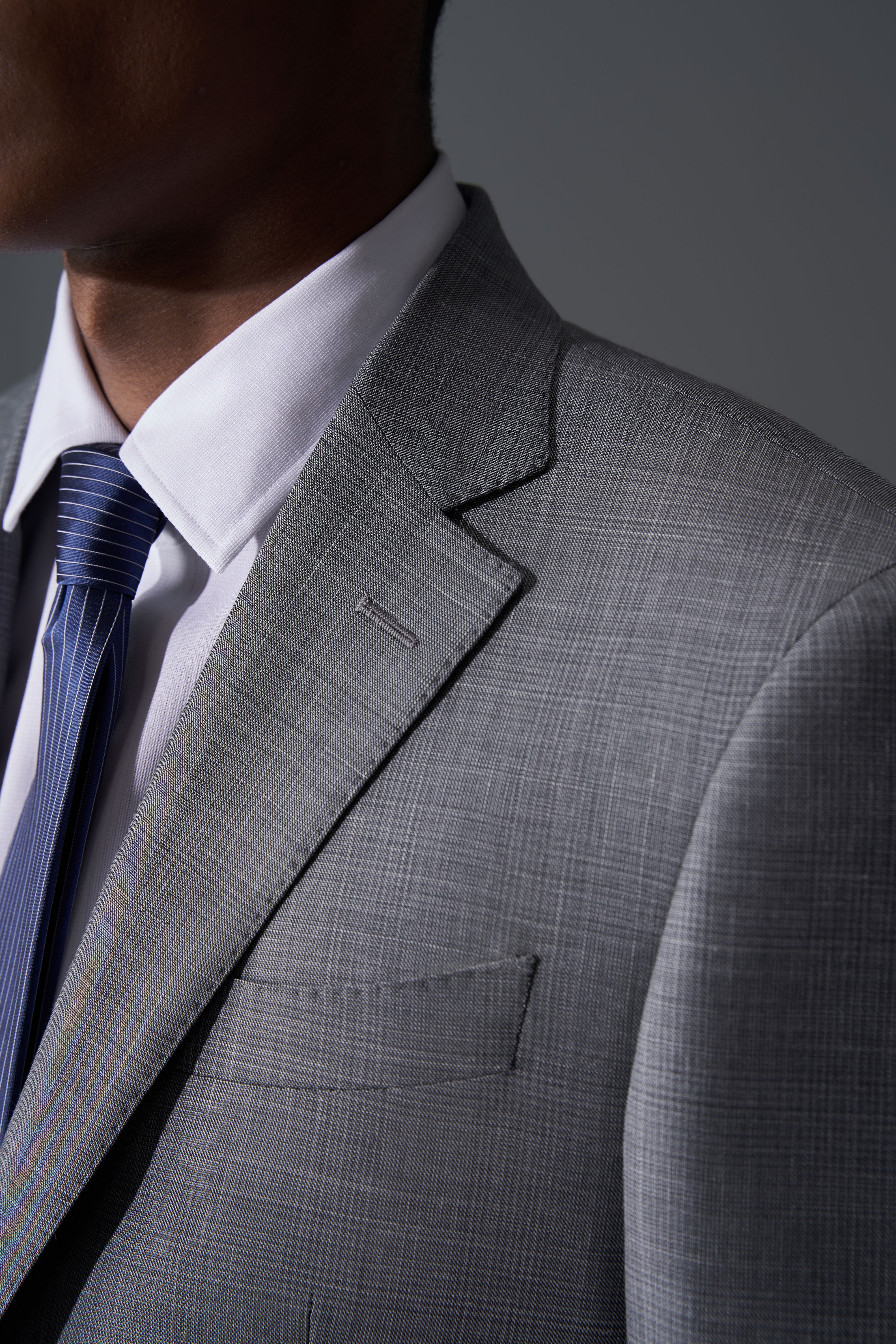 Ｍ５１０★Ermenegildo Zegna★セットアップ★スーツ★グレー Ermenegildo Zegna ストライプ柄セットスーツ グレー/UW357