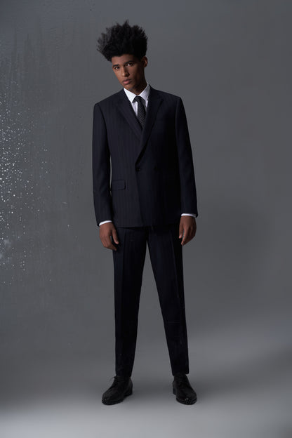 Ermenegildo Zegna Navy Classic Double-Breasted Suit