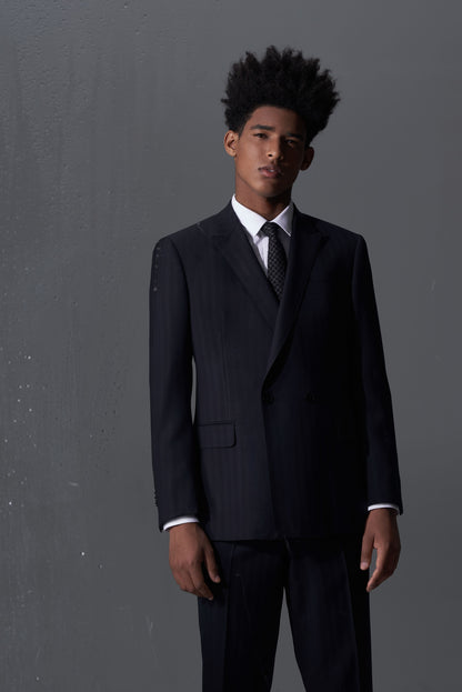 Ermenegildo Zegna Navy Classic Double-Breasted Suit