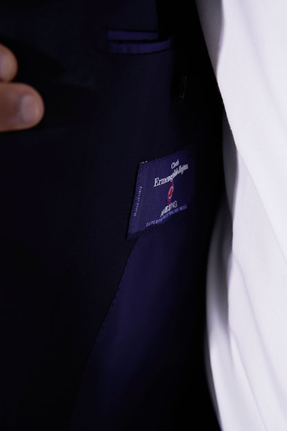 Ermenegildo Zegna Navy Classic Double-Breasted Suit